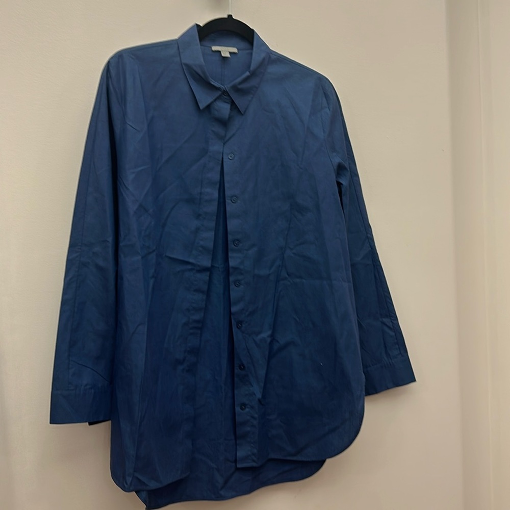 COS long button shirt